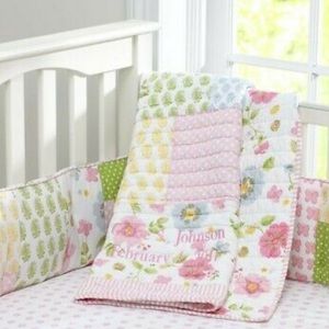 Pottery Barn Baby crib bumper